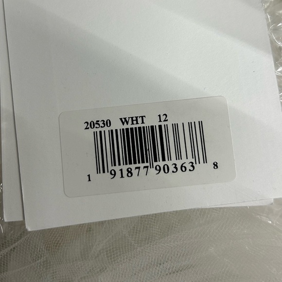 Mac Duggal 20530 NWT White Strapless Ruffle Gown with Feathers - Picture 12 of 13